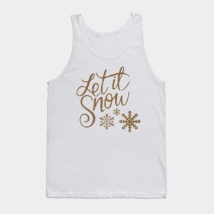 Let It Snow Christmas Tank Top